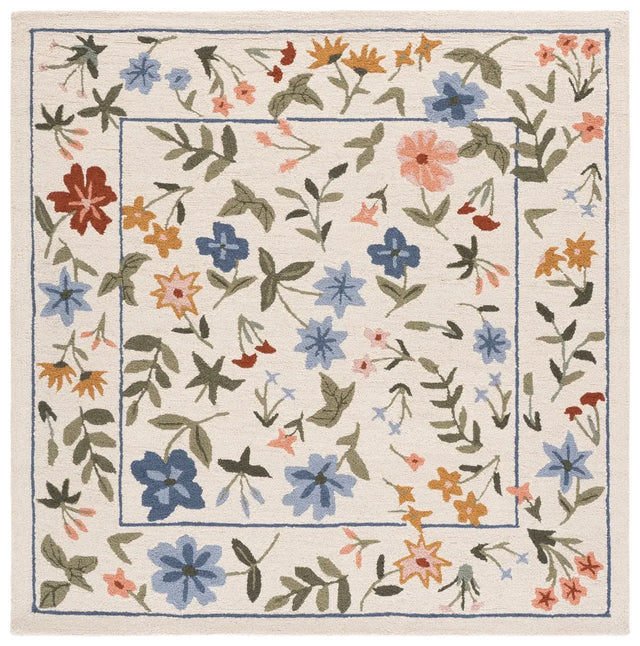 Safavieh Martha Stewart 6'-0" x 6'-0" Rug in Ivory / Green