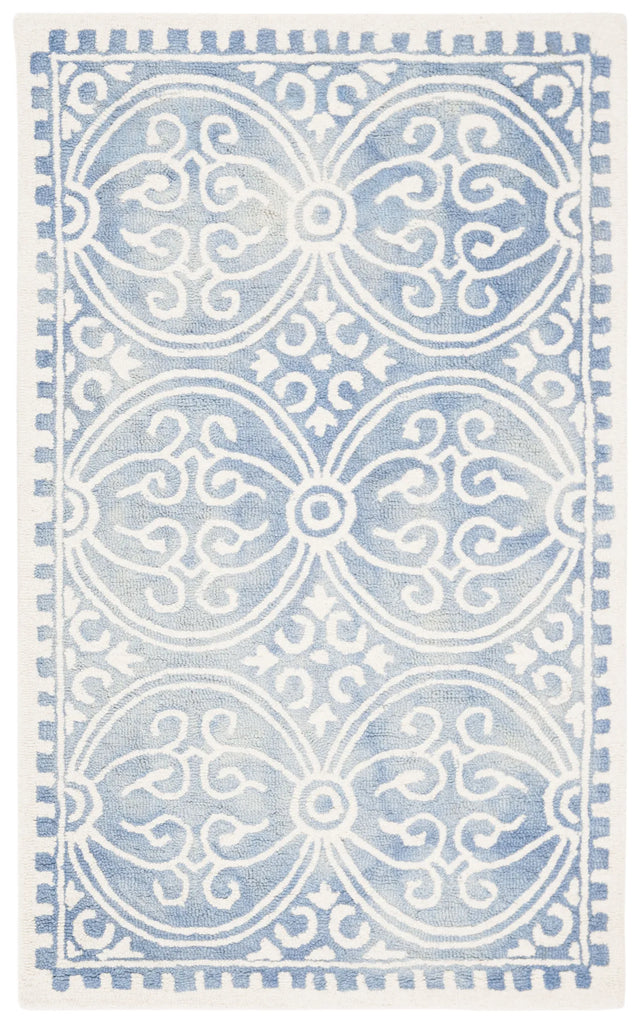 Safavieh Dip Dye 3'-0" x 5'-0" Rug in Blue / Ivory
