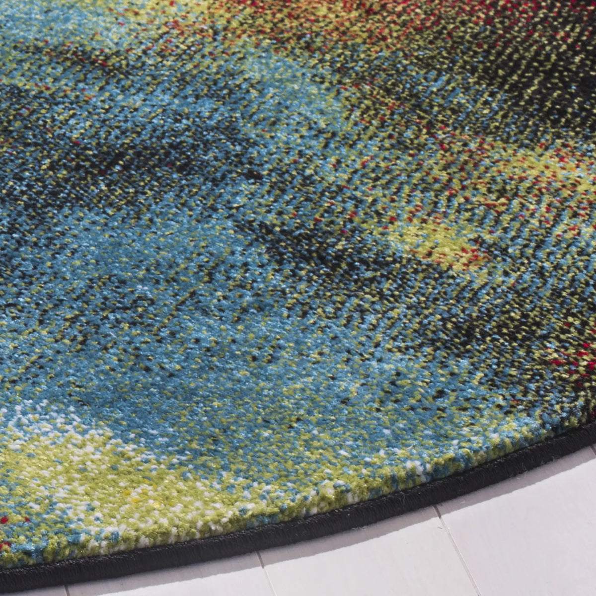 Safavieh Galaxy 5'-3" x 5'-3" Rug in Blue / Multi