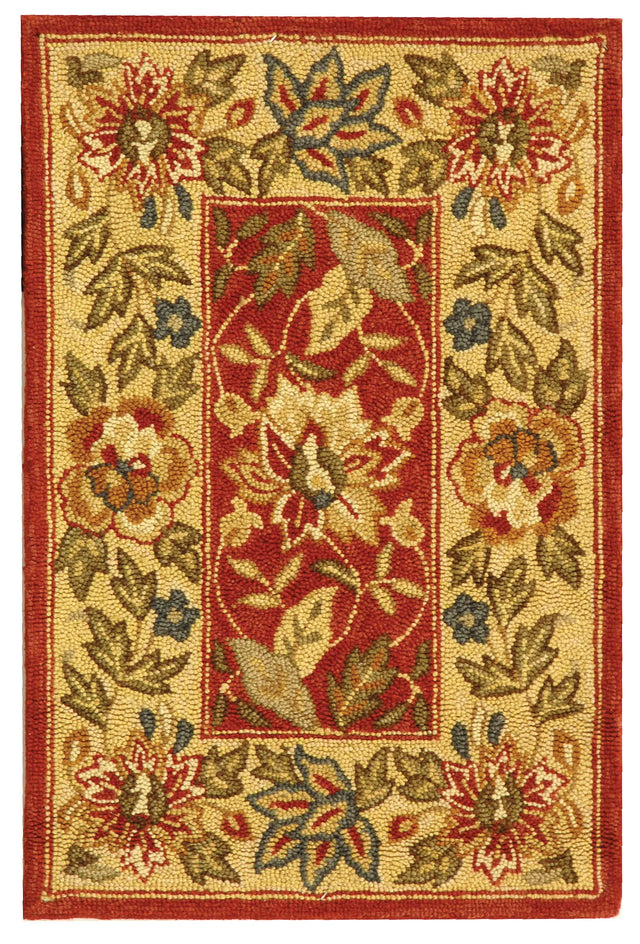 Safavieh Chelsea 1'-8" x 2'-6" Rug in Red / Ivory