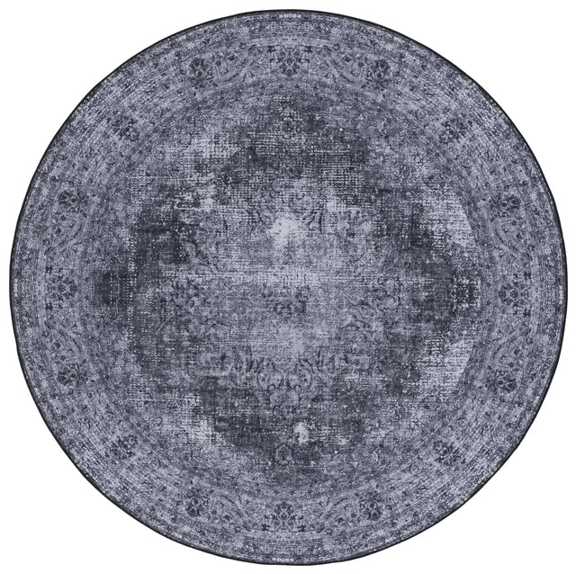 Safavieh Tucson 6'-0" x 6'-0" Rug in Black / Grey