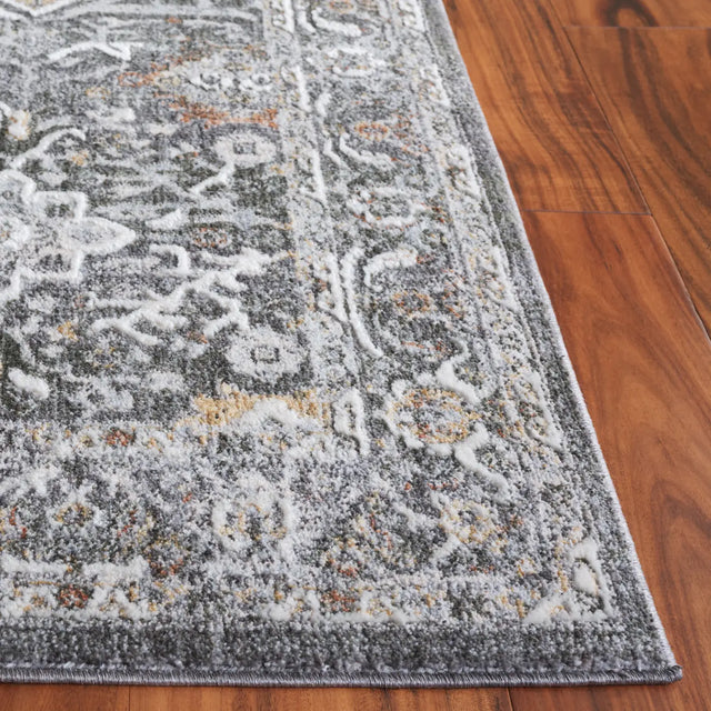 Safavieh Scarlett 400 4'-0" x 6'-0" Rug in Grey / Ivory Rust