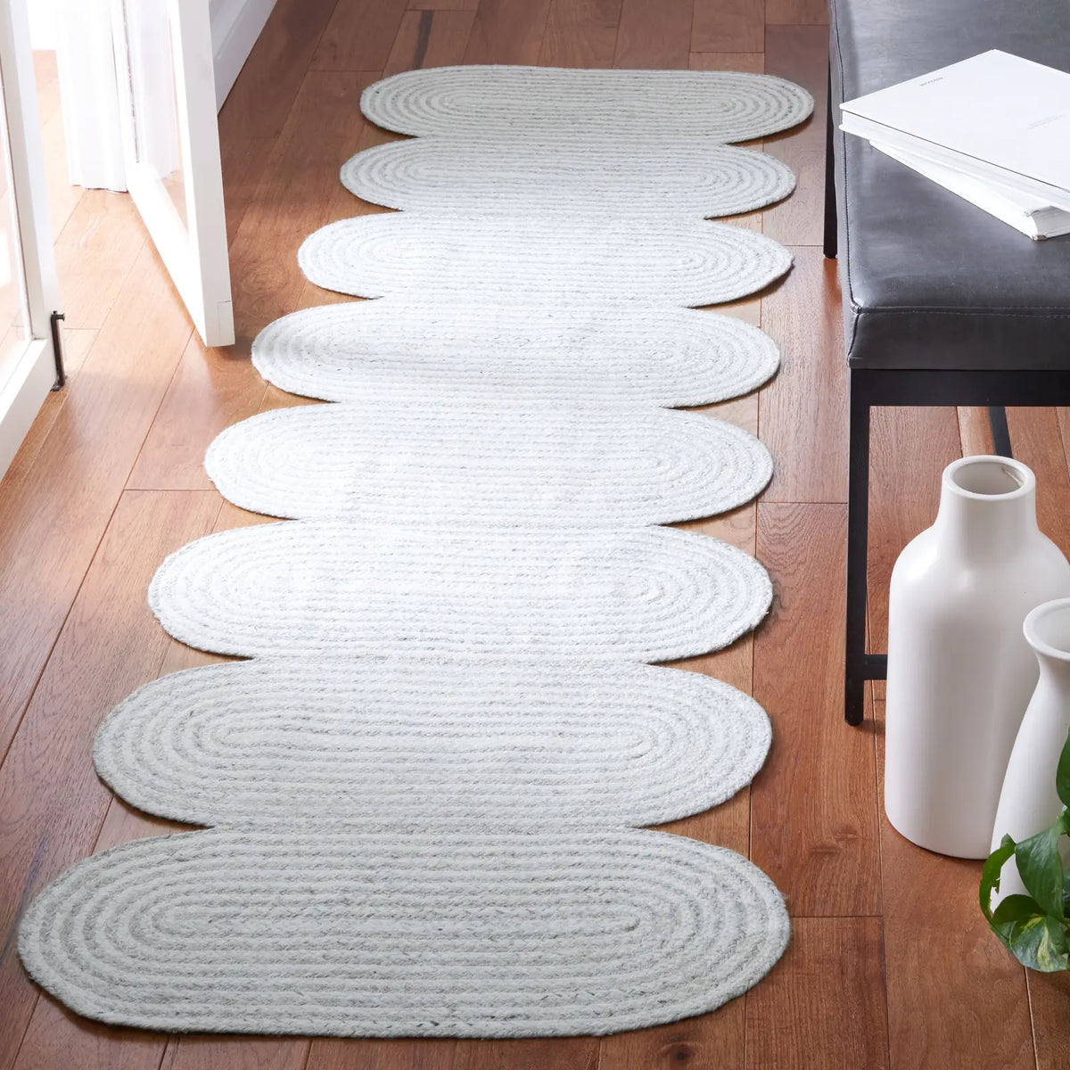 Safavieh Cape Cod 2'-3" x 8'-0" Rug in Grey / Ivory