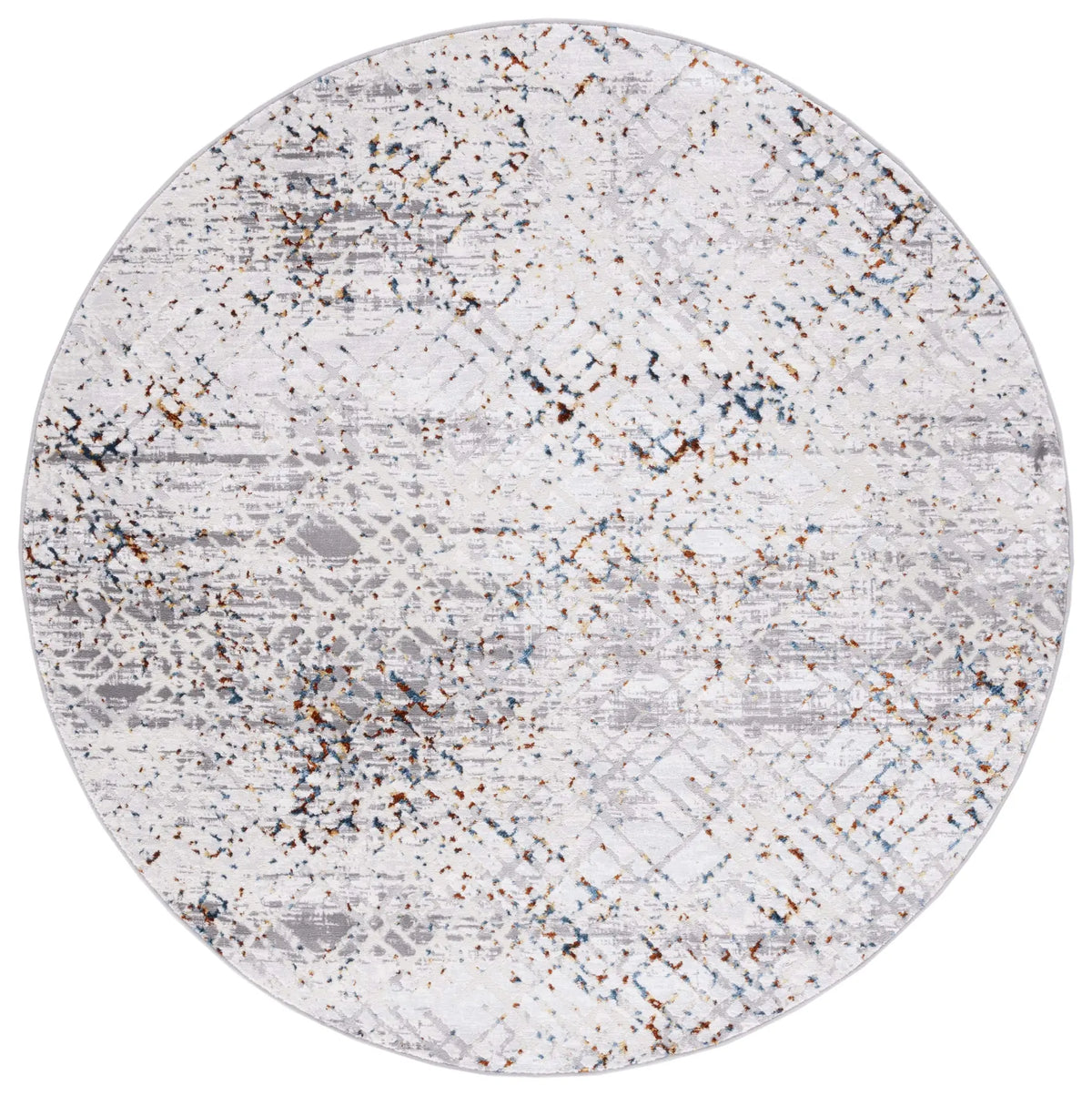 Safavieh Amelia 6'-7" x 6'-7" Rug in Grey / Light Grey