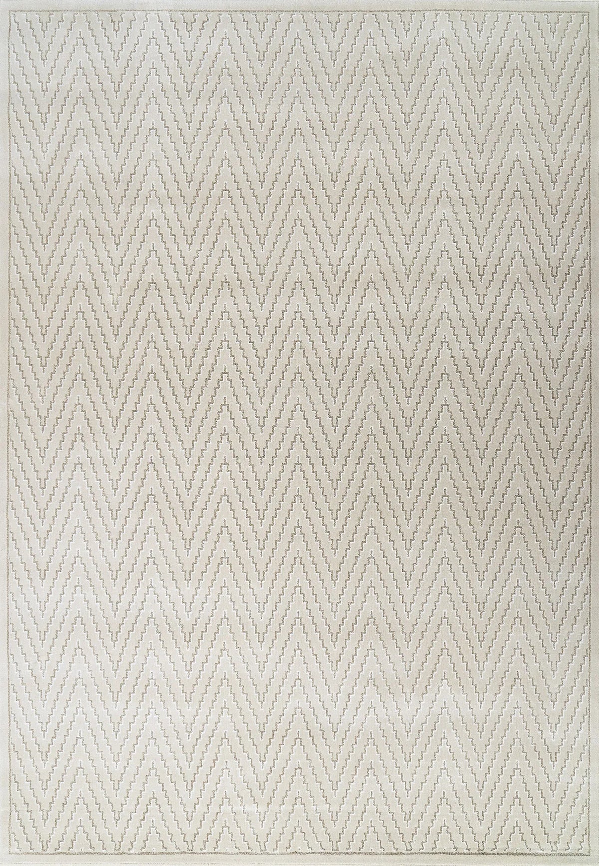 Dynamic Rugs Harmony 59019 Power Loomed Contemporary Ivory/Grey Rug - Rectangular