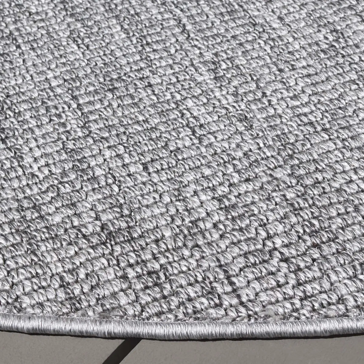 Safavieh Sisal All-Weather 6'-7" x 6'-7" Rug in Dark Grey