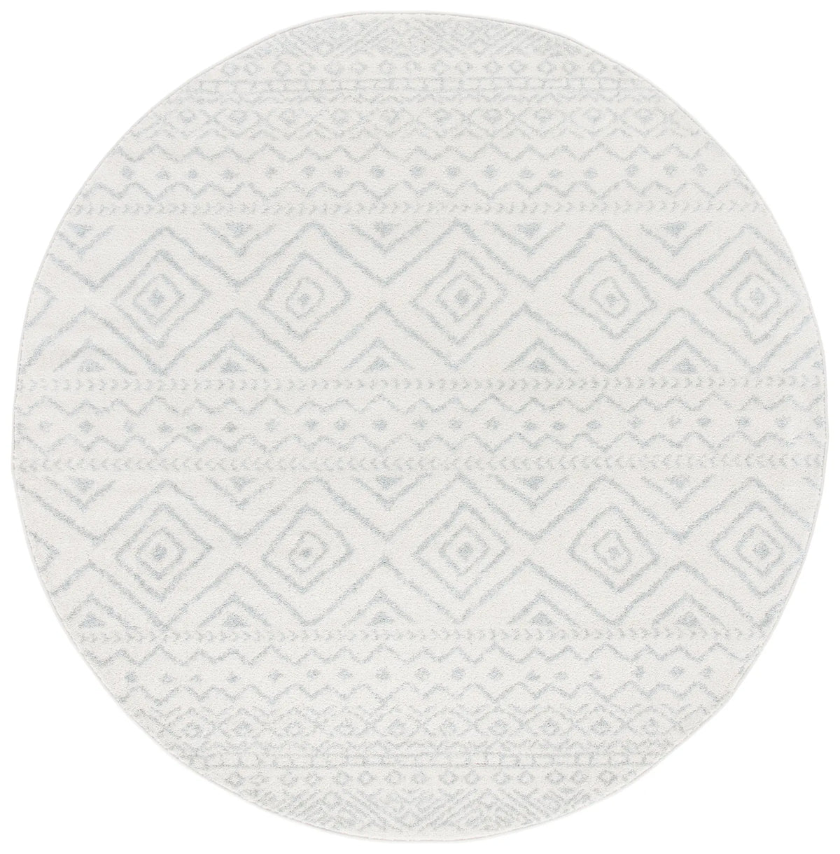 Safavieh Tulum 5'-0" x 5'-0" Rug in Ivory / Light Grey