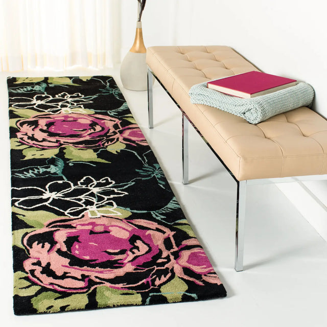 Safavieh Wyndham 2'-3" x 9'-0" Rug in Black / Multi
