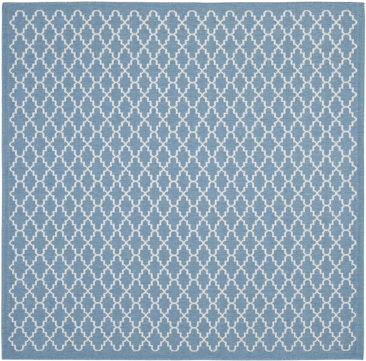 Safavieh Courtyard 6'-7" x 6'-7" Rug in Blue / Beige
