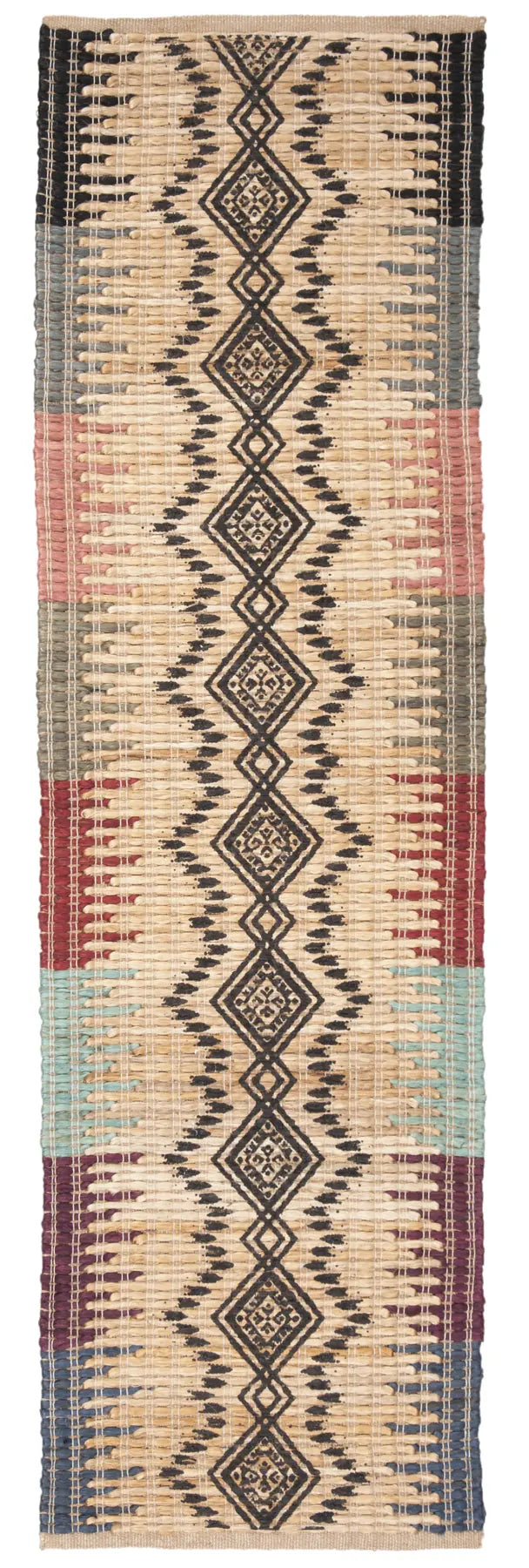 Safavieh Cape Cod 2'-3" x 8'-0" Rug in Natural / Black