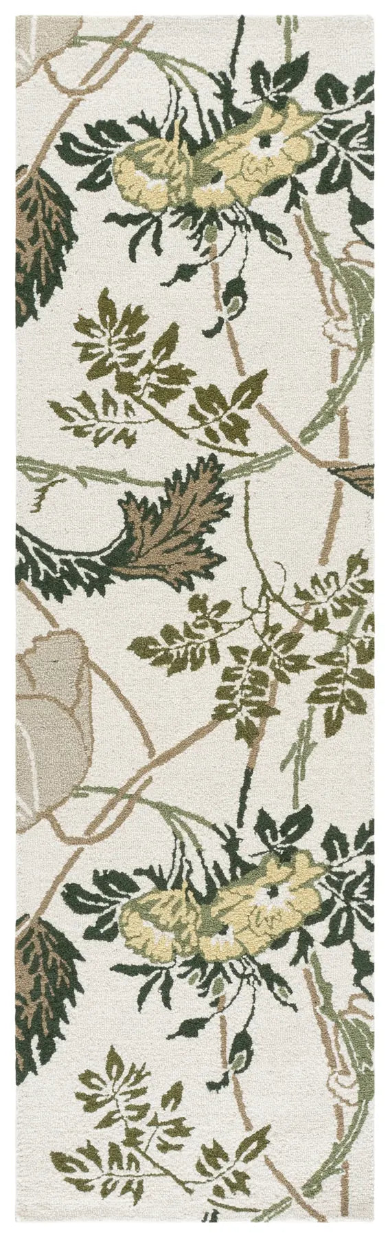 Safavieh Jardin 2'-3" x 8'-0" Rug in Ivory / Green