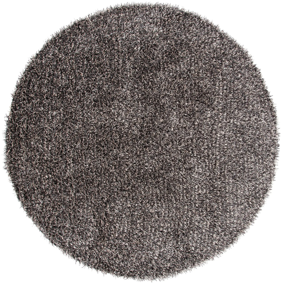 Safavieh Shag 5'-0" x 5'-0" Rug in Platinum / Ivory