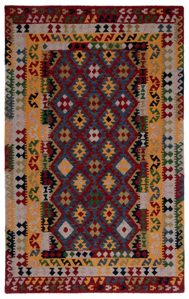 Safavieh Aspen 4'-0" x 6'-0" Rug in Red / Yellow