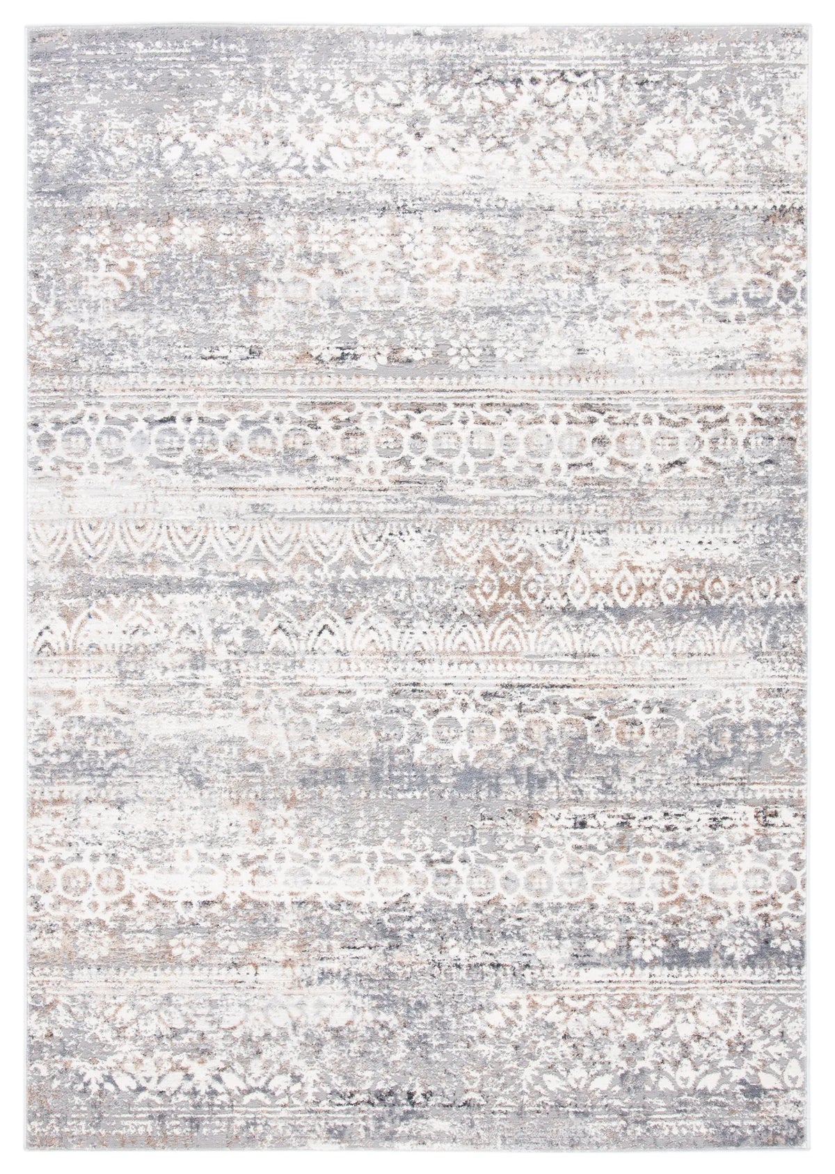 Safavieh Amelia 4'-5" x 6'-5" Rug in Grey / Gold