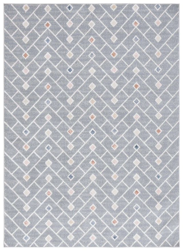 Safavieh Blair Washable 4'-0" x 6'-0" Rug in Grey / Multi