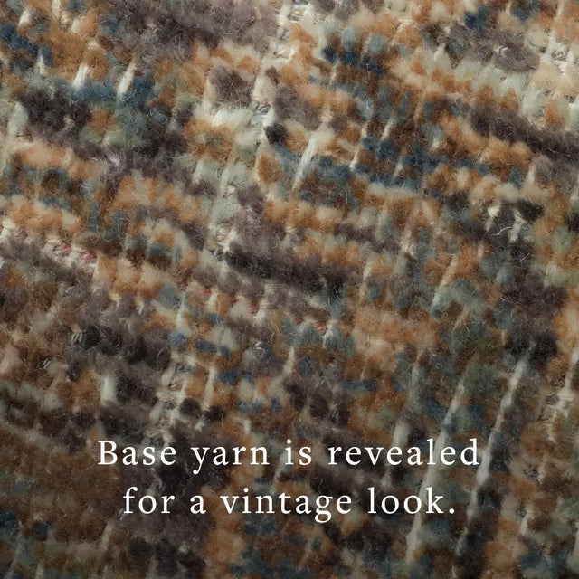 Loloi Heritage Her-11 Midnight/Multi Rug - macro detail