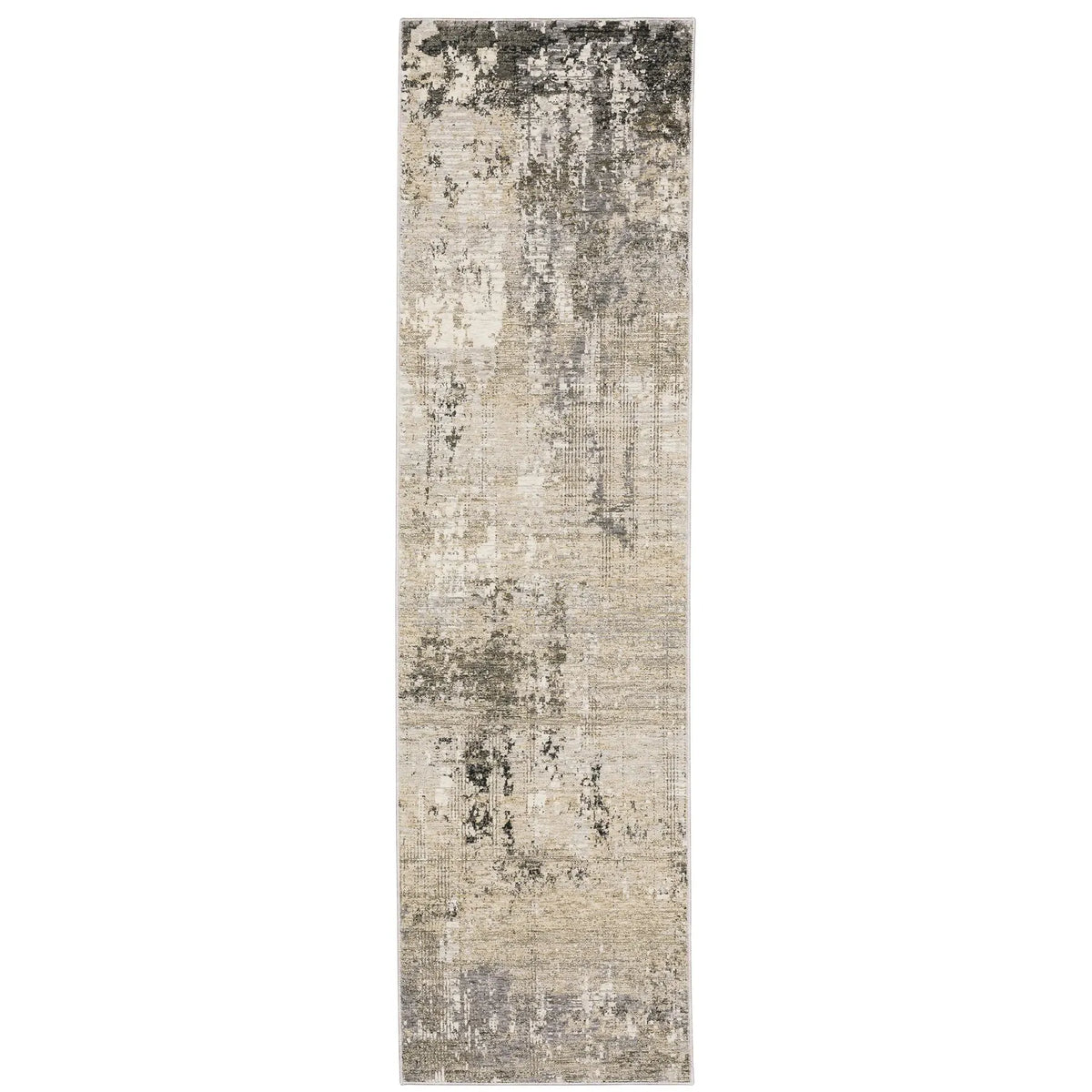 Oriental Weavers Sphinx Nebulous 002X9 Beige/ Grey Rugs - runner