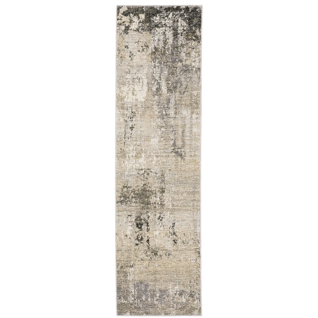 Oriental Weavers Sphinx Nebulous 002X9 Beige/ Grey Rugs - runner