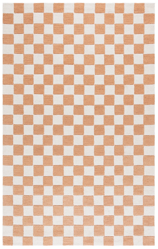 Safavieh Ebony 4'-0" x 6'-0" Rug in Rust / Ivory