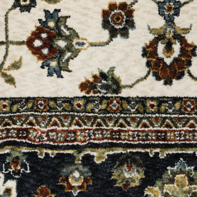 Oriental Weavers Sphinx Vivian VI02B Navy Rugs - room scene 2