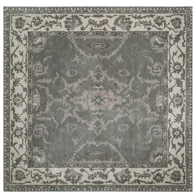 Safavieh Royalty 7'-0" x 7'-0" Rug in Grey / Cream