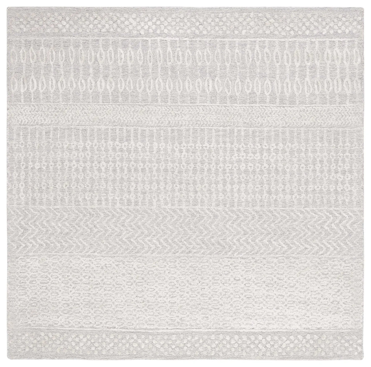 Safavieh Glamour 6'-0" x 6'-0" Rug in Grey / Ivory