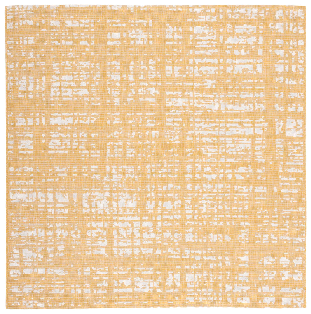 Safavieh Courtyard 6'-7" x 6'-7" Rug in Gold / Ivory