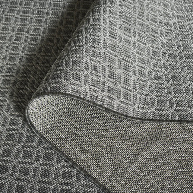 Safavieh Terrace 800 4'-0" x 6'-0" Rug in Grey / Dark Grey