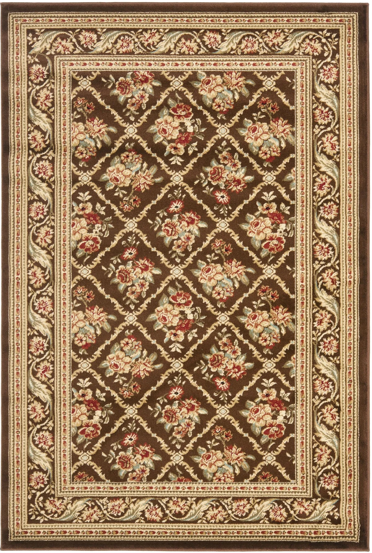Safavieh Lyndhurst 3'-3" x 5'-3" Rug in Brown / Brown