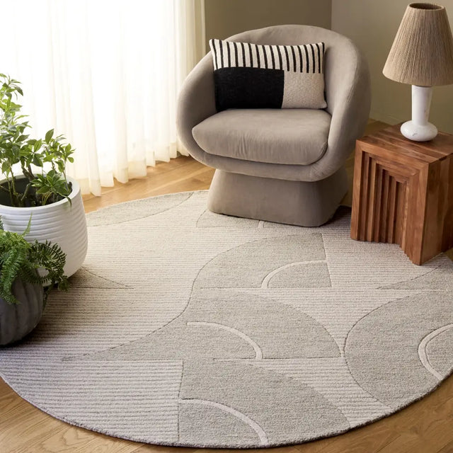 Safavieh Metro 6'-0" x 6'-0" Rug in Sage / Ivory