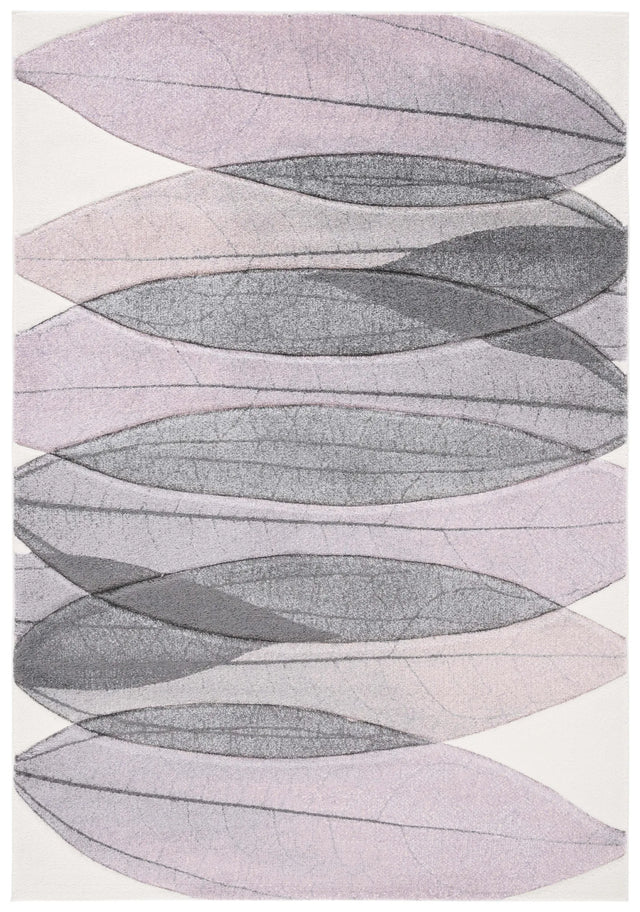Safavieh Hollywood 4'-0" x 6'-0" Rug in Ivory / Purple