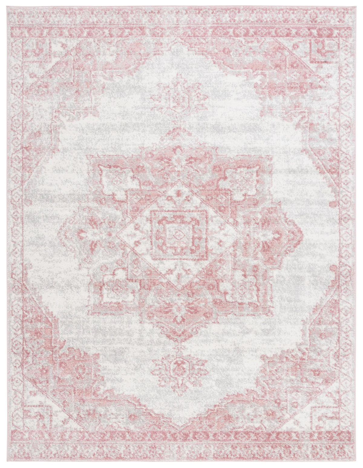 Safavieh Layla 10'-0" x 14'-0" Rug in Ivory Grey / Pink