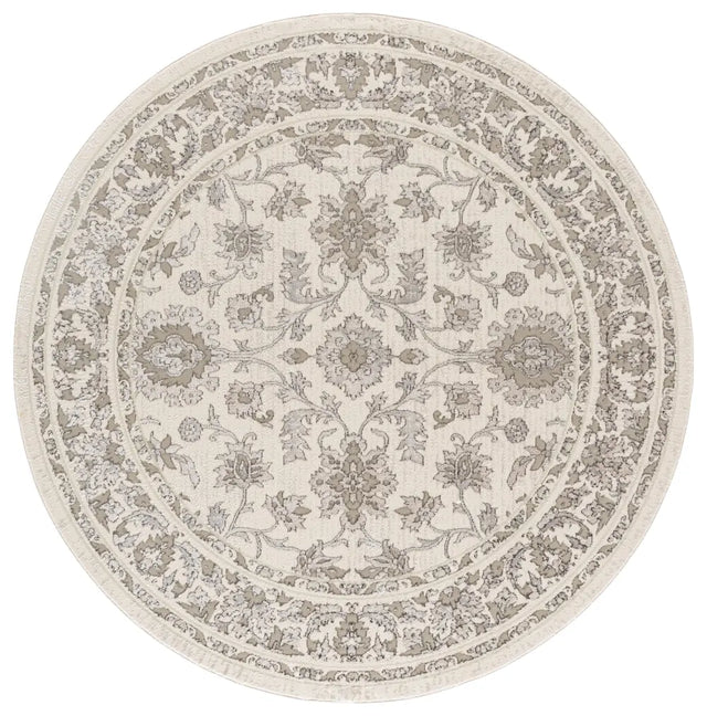 Safavieh Spectrum 6'-7" x 6'-7" Rug in Ivory / Grey