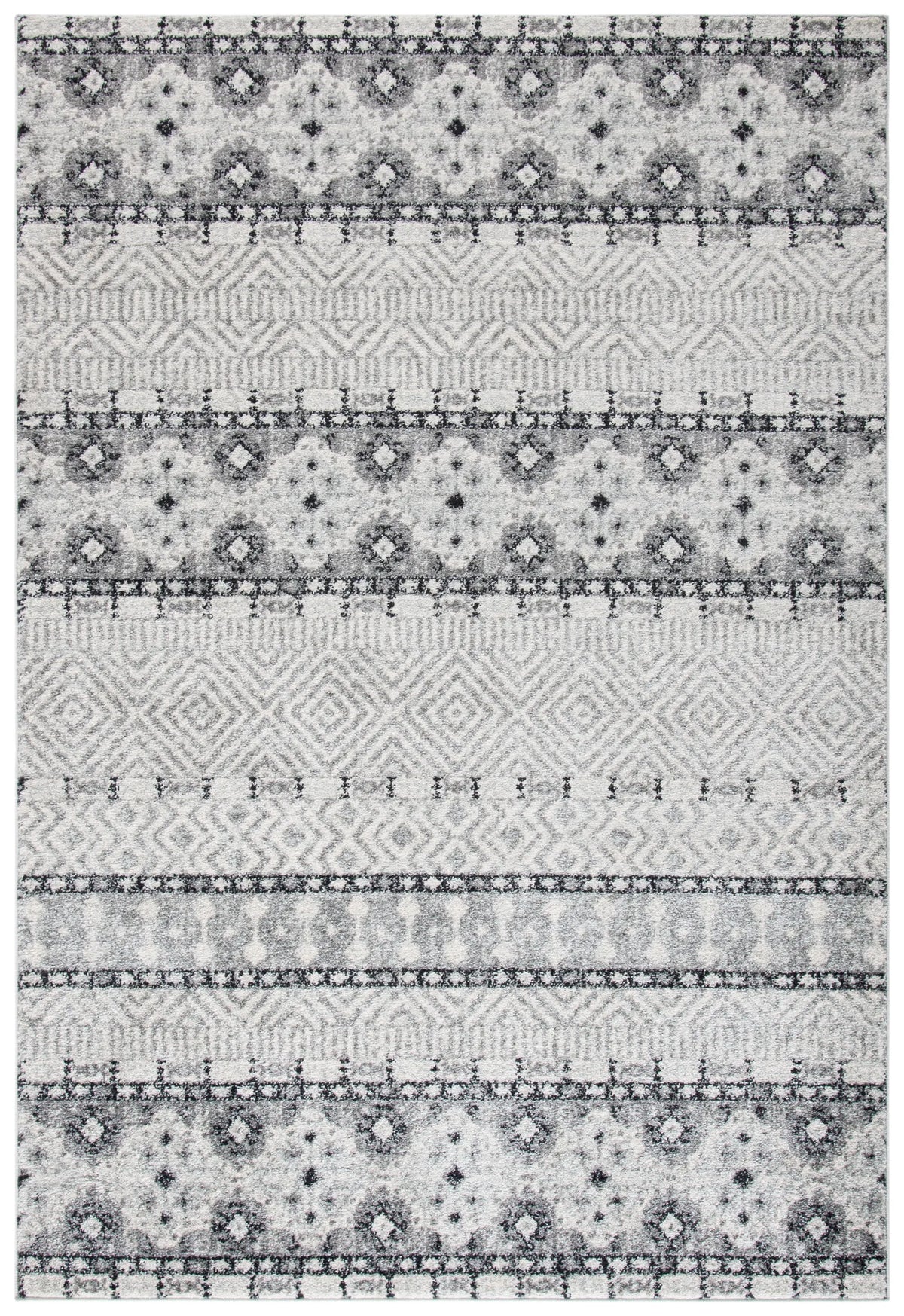 Safavieh Madison 700 4'-0" x 6'-0" Rug in Charcoal / Grey