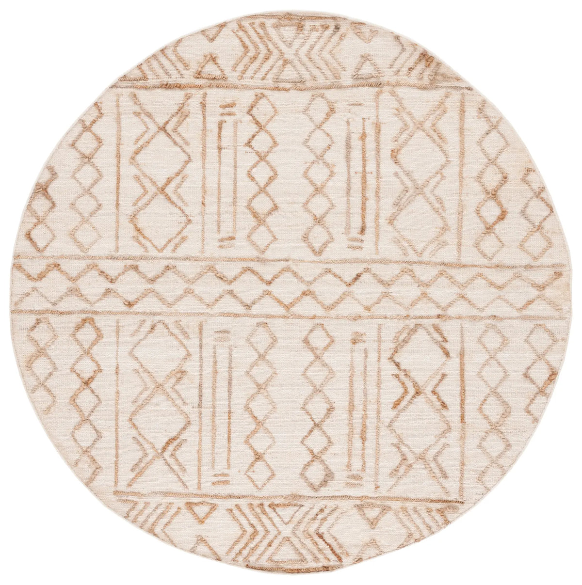 Safavieh Natural Fiber 6'-0" x 6'-0" Rug in Natural / Beige