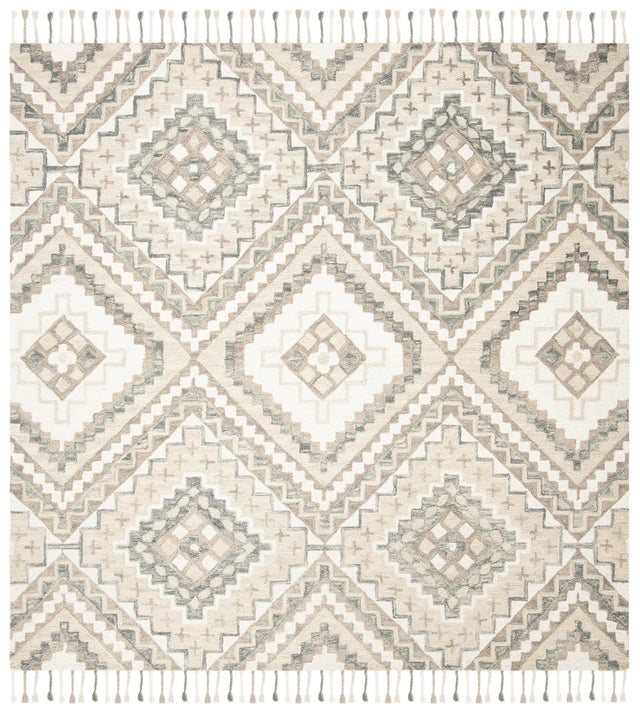 Safavieh Aspen 7'-0" x 7'-0" Rug in Taupe / Ivory