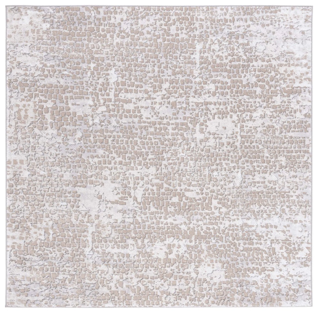 Safavieh Amelia 6'-7" x 6'-7" Rug in Beige / Grey
