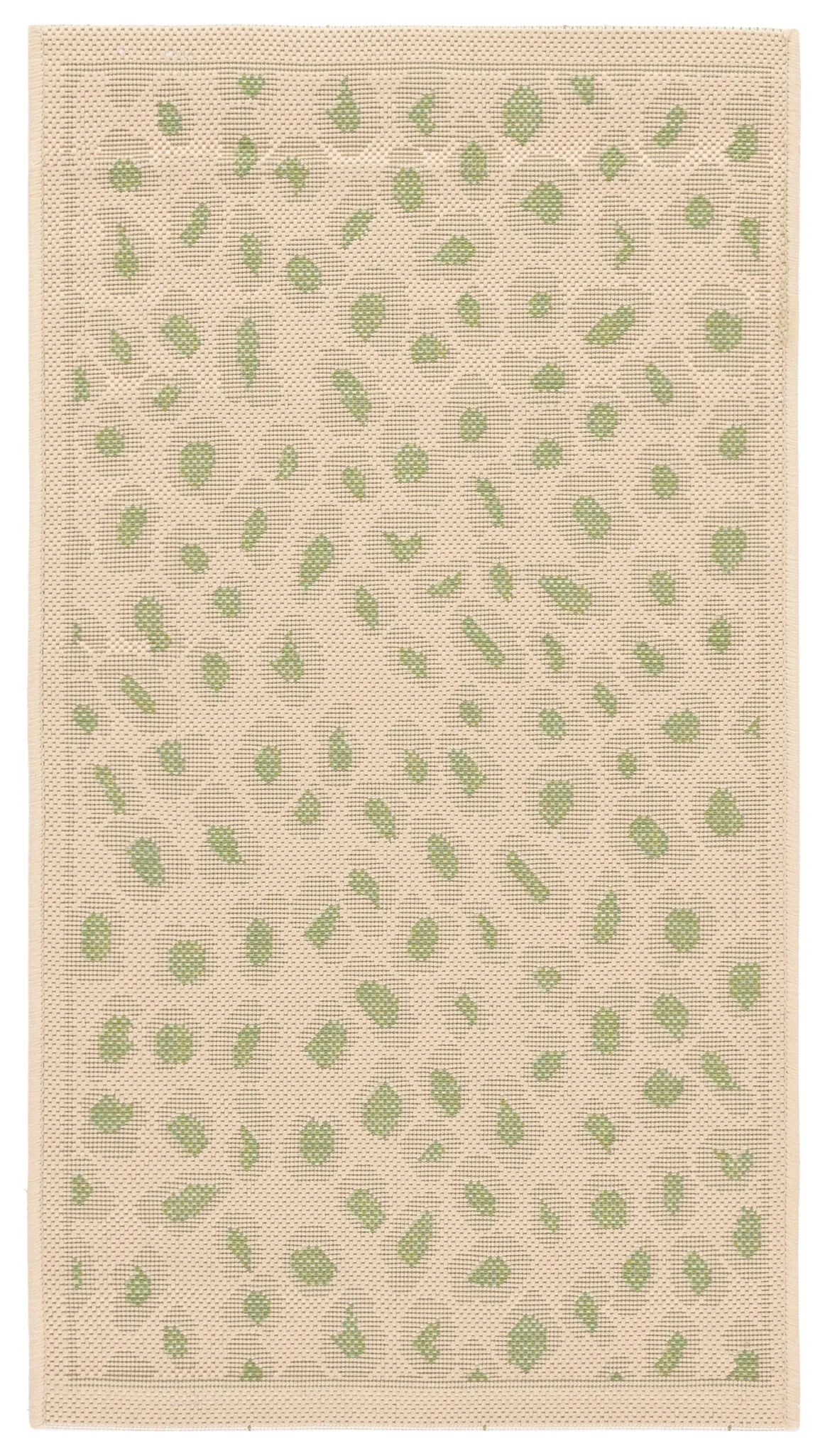 Safavieh Courtyard 2'-0" x 3'-7" Rug in Beige / Green