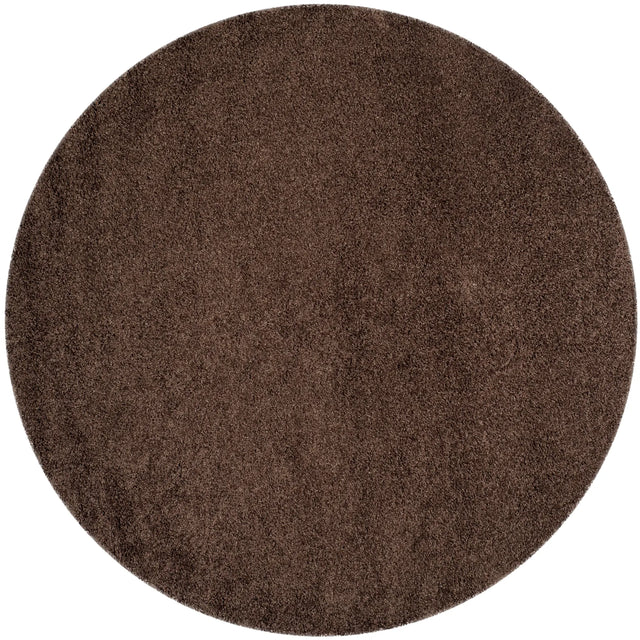 Safavieh Sgl-Laguna Shag 6'-7" x 6'-7" Rug in Brown