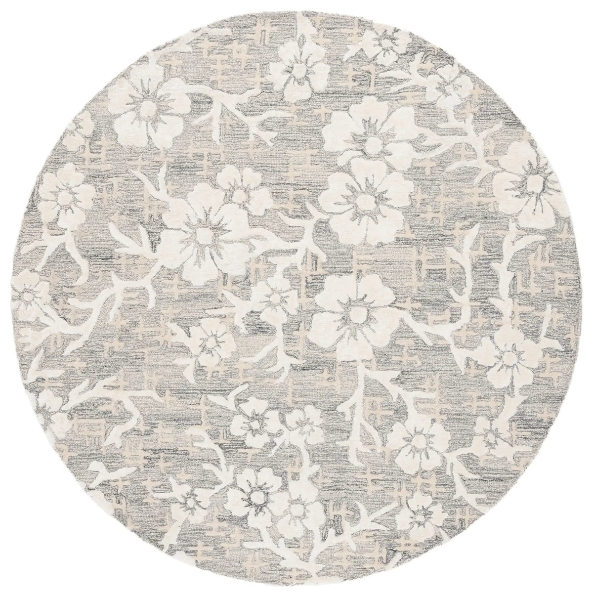Safavieh Glamour 6'-0" x 6'-0" Rug in Grey / Ivory
