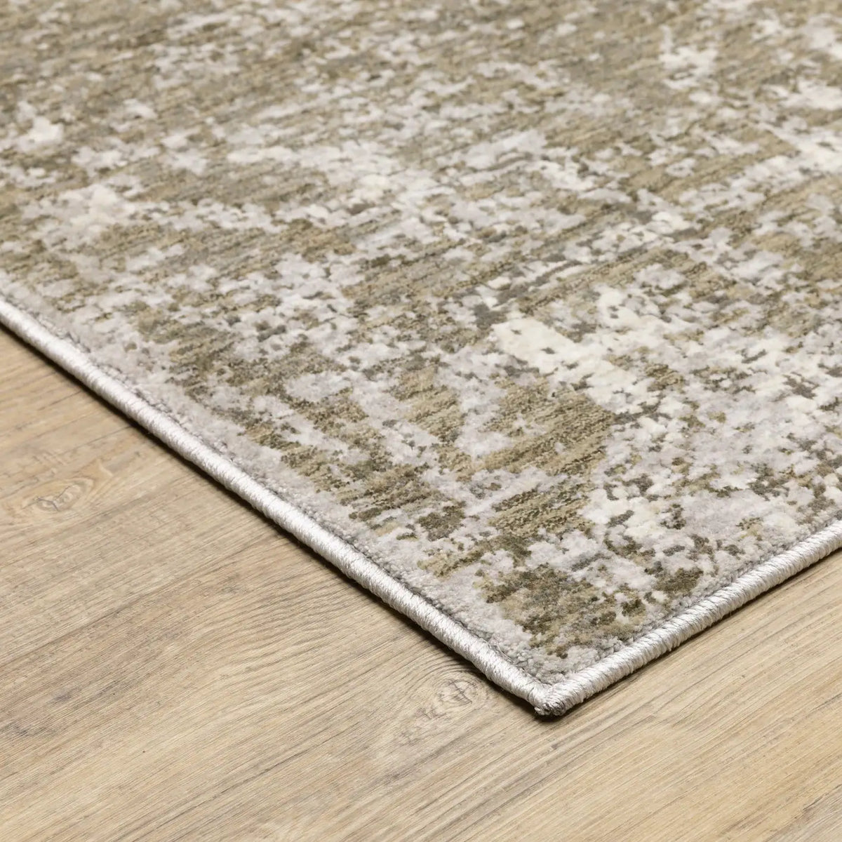 Oriental Weavers Nebulous 1330E Beige/ Grey Rug - corner detail