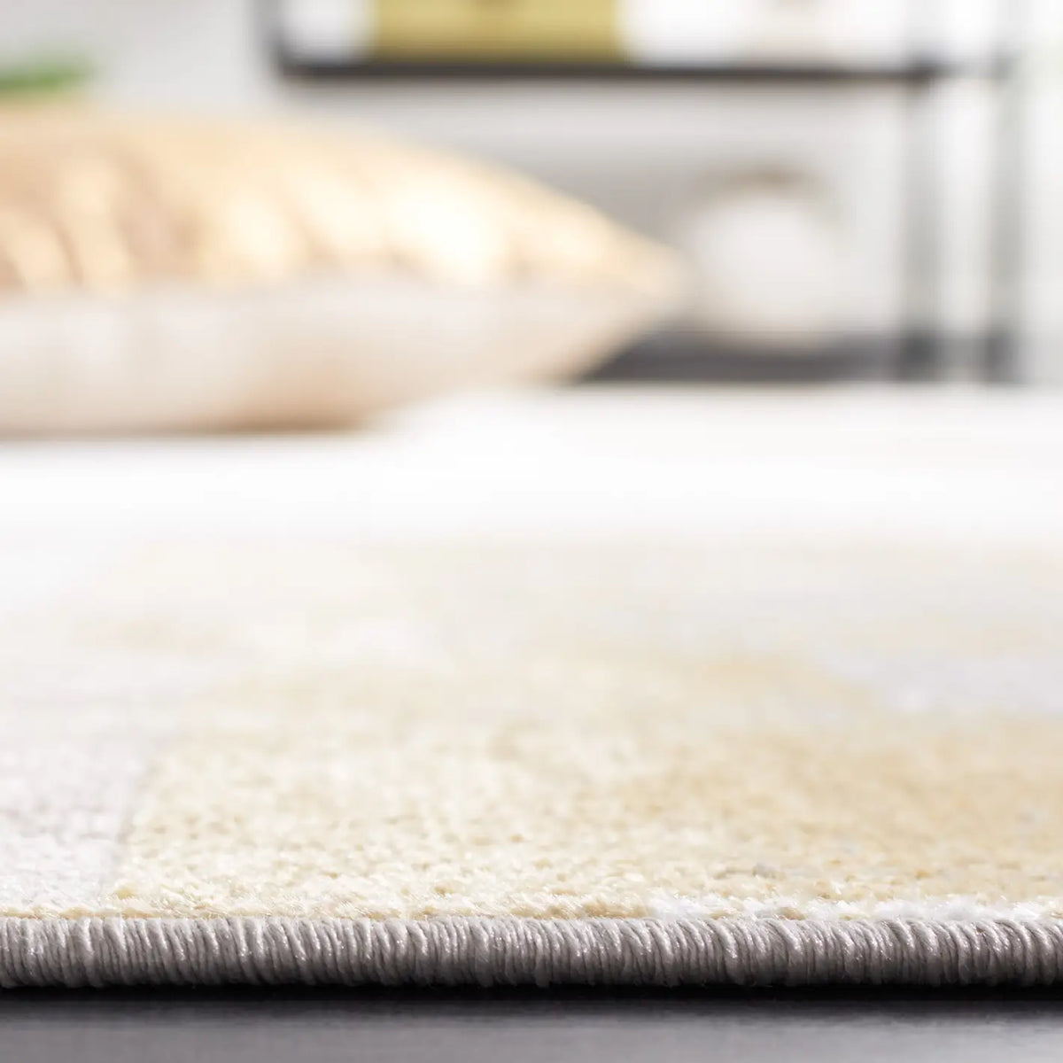 Safavieh Bayside 4'-0" x 6'-0" Rug in Ivory / Grey Gold