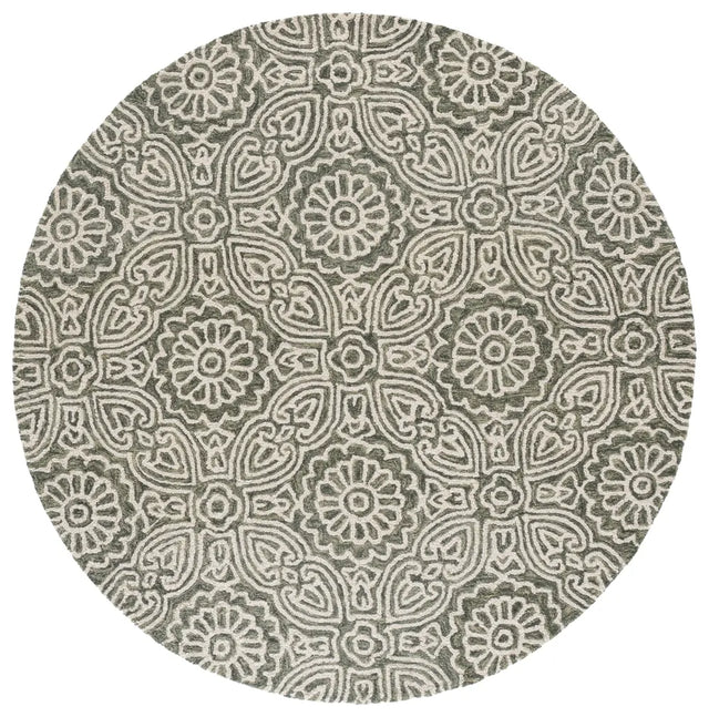 Safavieh Blossom 6'-0" x 6'-0" Rug in Grey / Ivory