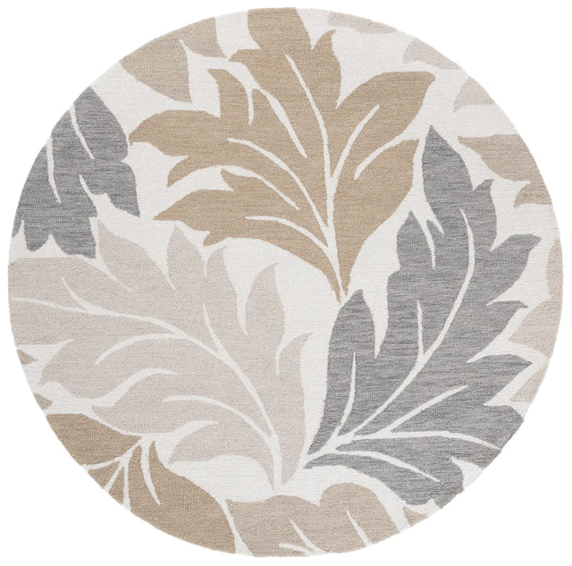 Safavieh Jardin 6'-0" x 6'-0" Rug in Ivory / Brown
