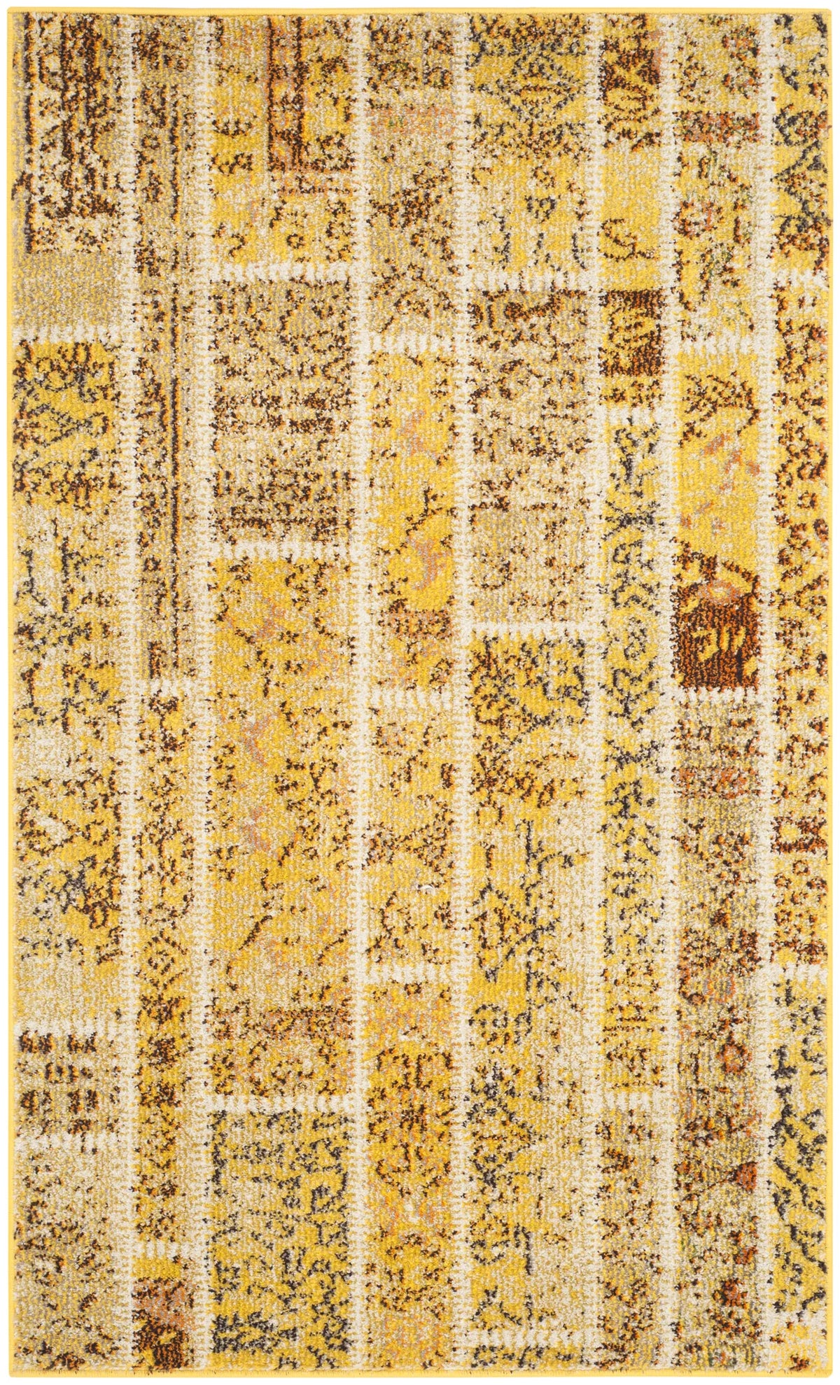 Safavieh Monaco 3'-0" x 5'-0" Rug in Yellow / Multi