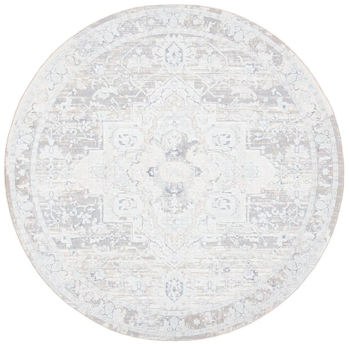 Safavieh Martha Stewart Sabrina 5'-0" x 5'-0" Rug in Grey / Beige