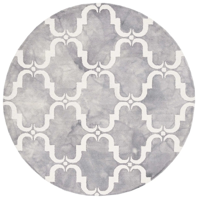 Safavieh Dip Dye 7'-0" x 7'-0" Rug in Grey / Ivory