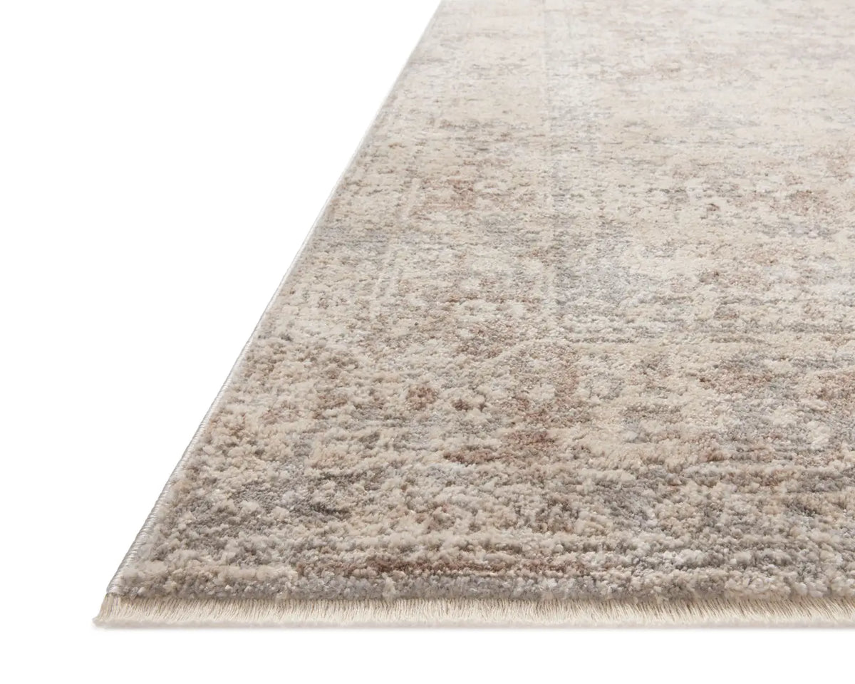 Loloi Sonnet Snn-05 Silver/Natural Rug - rug corner
