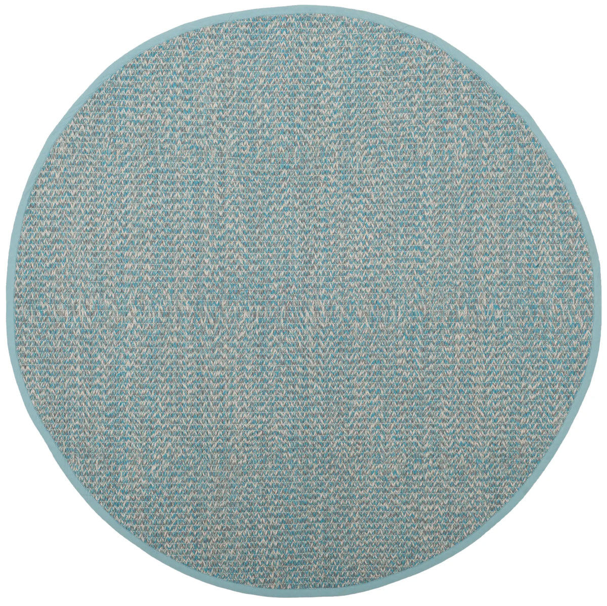 Safavieh Montauk 6'-0" x 6'-0" Rug in Turquoise / Multi