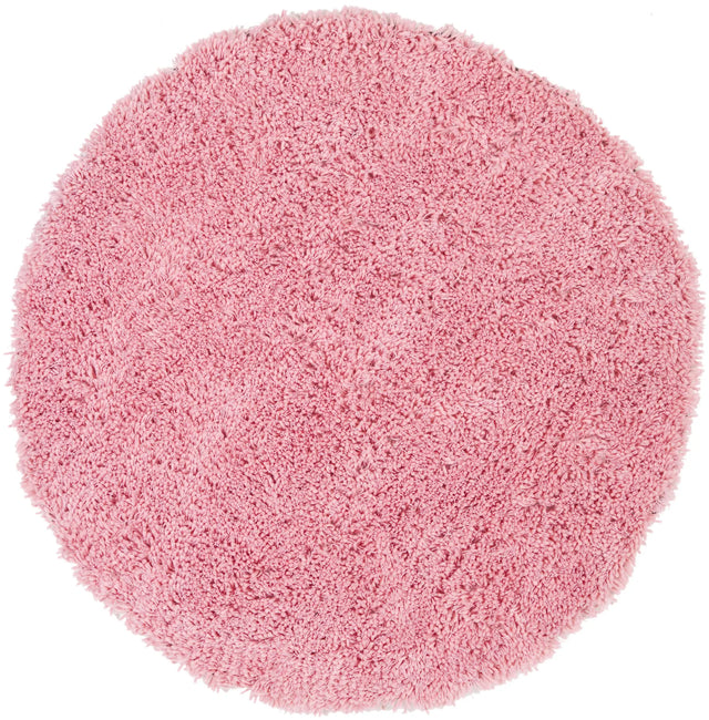 Safavieh Shag 4'-0" x 4'-0" Rug in Pink